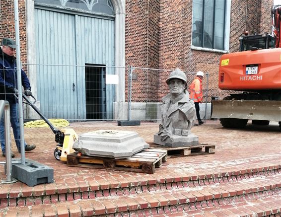 Oorlogsmonument ontmanteld - Beringen