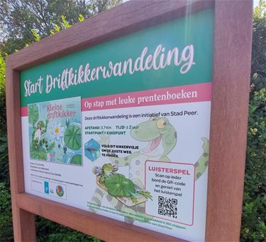 Op zoek naar de kleine driftkikker - Peer