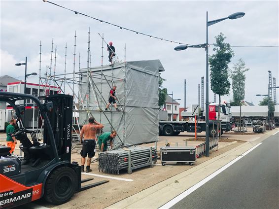 Opbouw Paal op Stelten gestart - Beringen