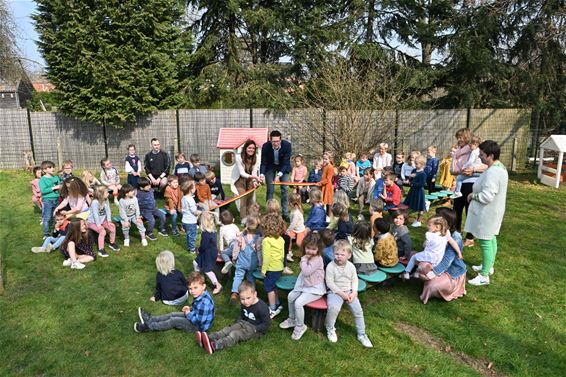Opening nieuwe speelplaats wijkschool - Beringen