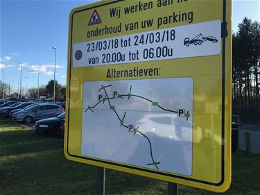 Opgelet: carpoolparking Paal moet leeg zijn - Beringen