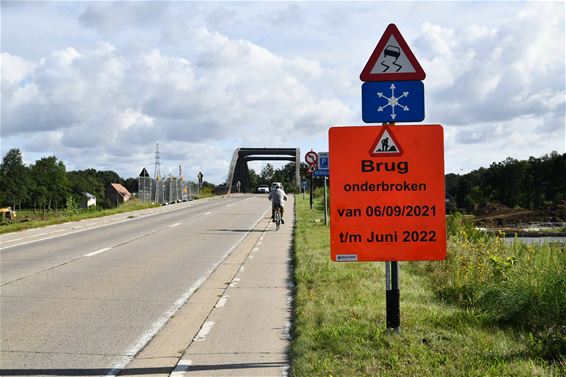 Opgelet: laatste dag over brug Tervant - Beringen