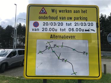 Opgelet: reiniging carpoolparking - Beringen