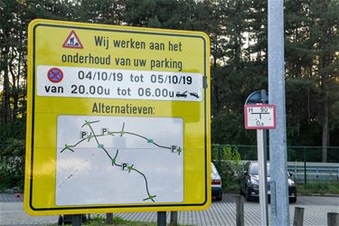 Opgelet: reiniging carpoolparking - Beringen