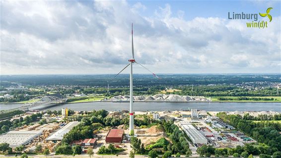 Opstart windturbine in Genk-Zuid wordt voorbereid - Genk