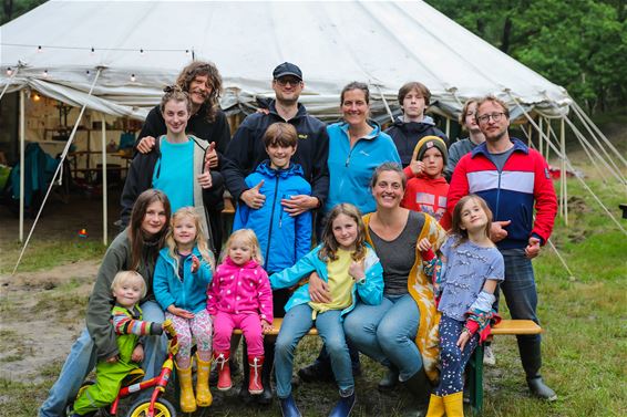 Oud-leden van Scouts en KSA op kamp - Beringen