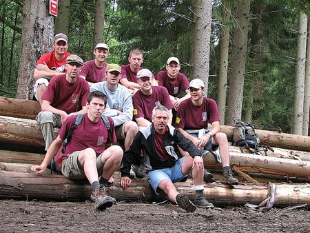 Oud-Scouts Boseind op kamp - Neerpelt