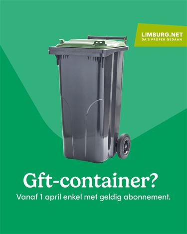 Bree - Oude GFT-container wordt opgehaald op 7 mei