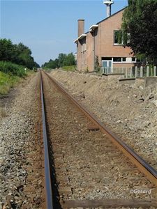 Oude perron opgebroken - Hamont-Achel