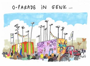 Overmorgen de 1-meiparade in Genk