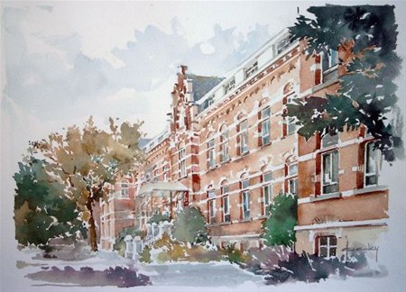 Overpelt, gezien door aquarellisten - Overpelt