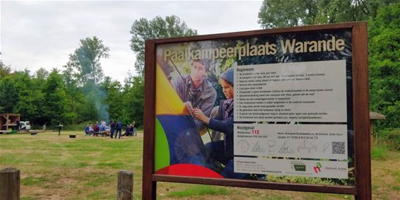Paalkampeerplaats in De Warande - Hamont-Achel