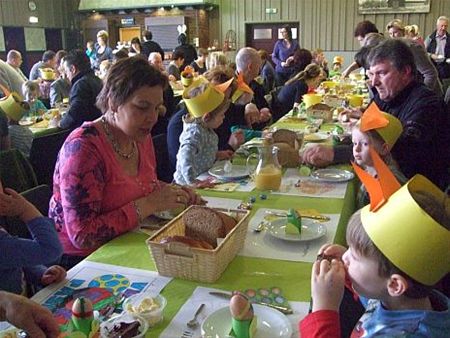 Paastontbijt voor kleuters Clementiaanschool - Overpelt