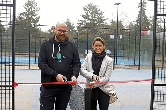 Padelterreinen bij tennisclub Metallic ingespeeld - Pelt