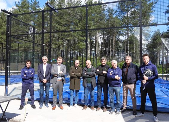 Padelterreinen officieel in gebruik - Lommel