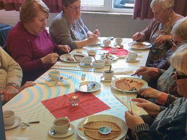 Pannenkoeken eten - Peer