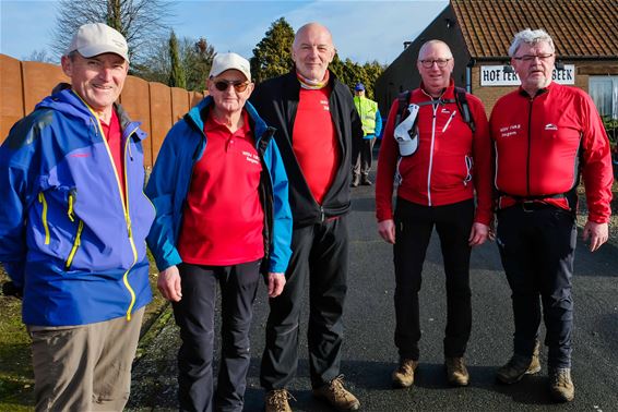 Pannenkoekentocht van wandelclub Paul Gerard - Beringen