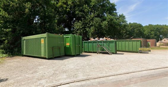 Papiercontainers Gruitroderbaan en Harmonieweg weg - Oudsbergen