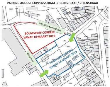 Parking zwembad afgesloten - Beringen