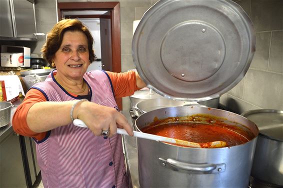 Pasta met bonen in La Baracca - Beringen