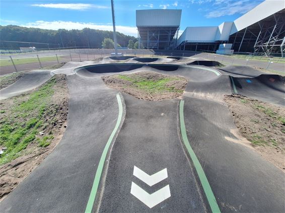 Peerse pumptrack is klaar voor gebruik - Peer