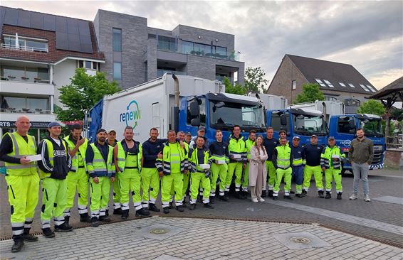 Pelt bedankt afvalteams - Pelt