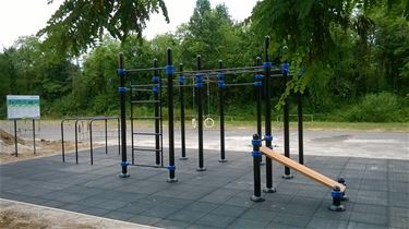 Permanente street workout aan Finse piste - Beringen