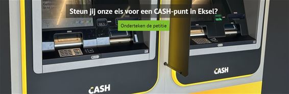 Petitie voor een bankautomaat in Eksel - Hechtel-Eksel