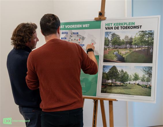 Plannen voor Kerkplein voorgesteld in De Stroming - Pelt