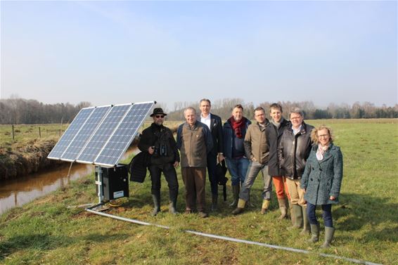 Plas Dras Zonnepompen in vallei van de Zwarte Beek - Beringen