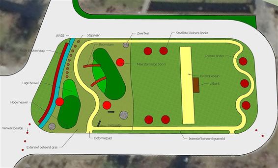 Pleintje Olmenstraat wordt opnieuw aangelegd - Overpelt