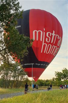 Plotse landing voor luchtballon - Lommel