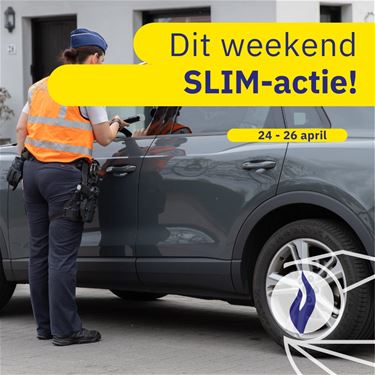 Politie kondigt dit weekend SLim-controles aan