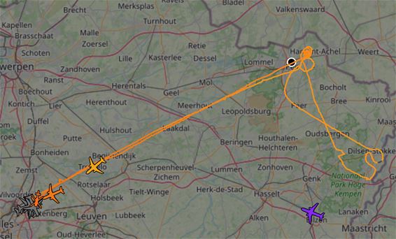 Politieheli speurt naar drones boven Noord-Limburg