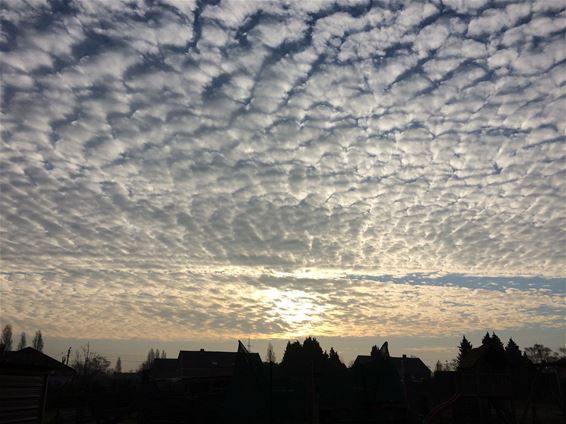 Prachtige lucht in Pelt-Fabriek - Pelt