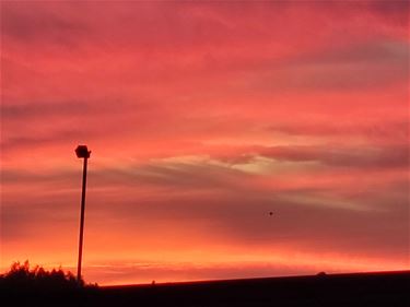 Prachtige zonsondergang boven Pelt - Pelt