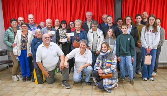 Prijsuitreiking wandelzoektocht Rode Kruis - Lommel