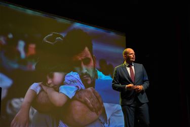 Protest bij lezing van Theo Francken - Beringen