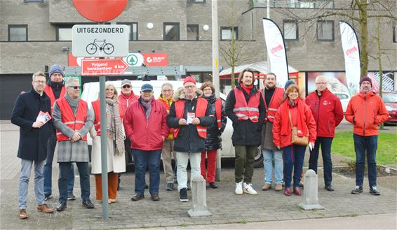 Protestactie tegen afbouw bancaire dienstverlening - Lommel