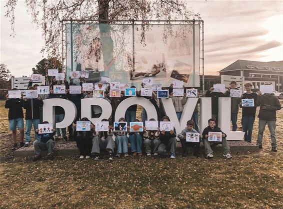 Provil-leerlingen tekenen voor Warmste Week - Lommel