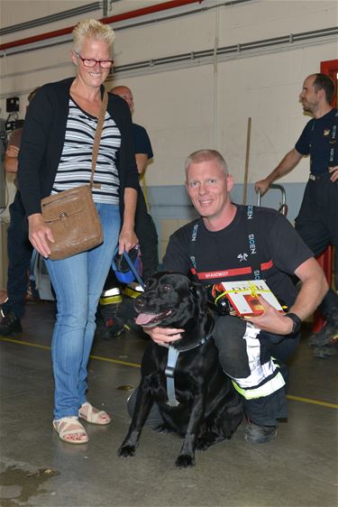 Quita bedankt brandweer - Beringen