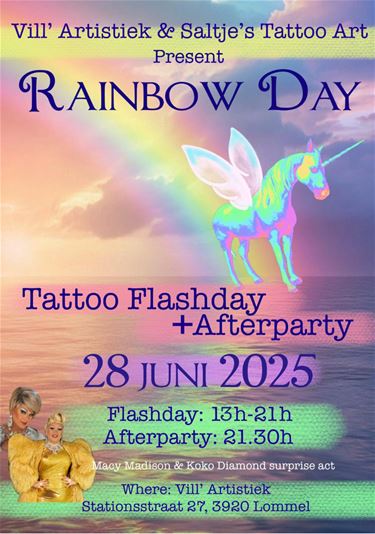 Rainbow Day bij Vill'Artistiek - Lommel