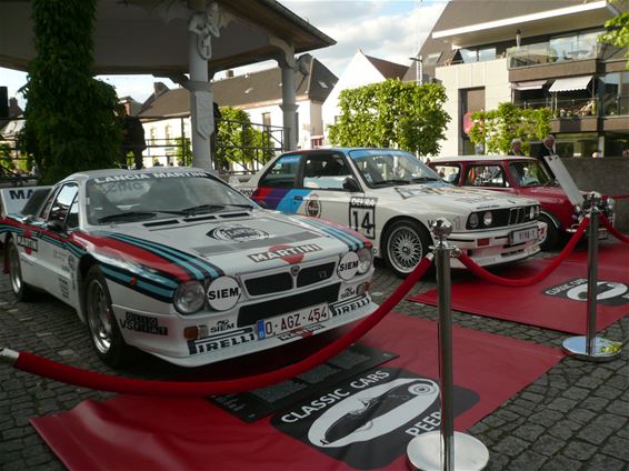 Peer - Rallywagens in Peer-centrum