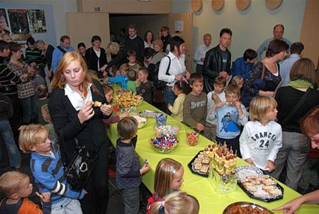 Receptie na de kleutervoorstelling - Lommel
