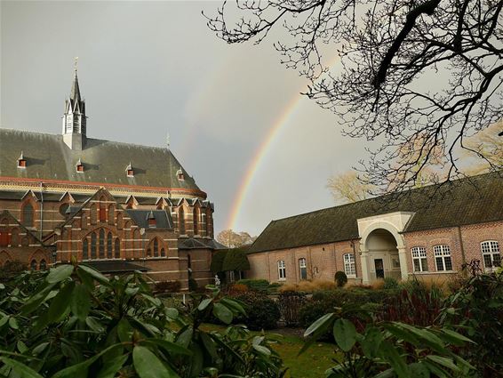 Regenbogen boven de Achelse Kluis - Hamont-Achel