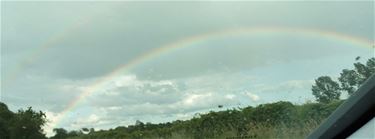 Regenboog boven Koersel - Beringen