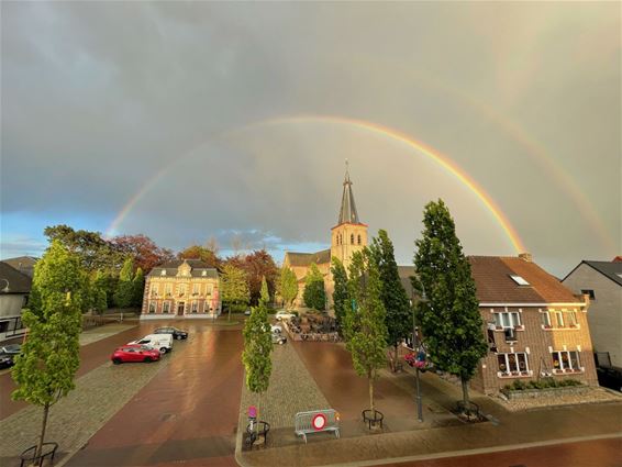 Regenboog boven SHLille - Pelt