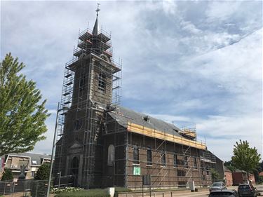 Renovatiewerken aan kerk Koersel - Beringen