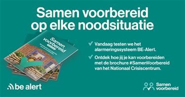 Resultaten test BE-Alert op 1 oktober - Leopoldsburg