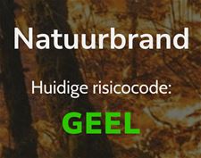 Risicocode geel voor natuurbrand in Limburg